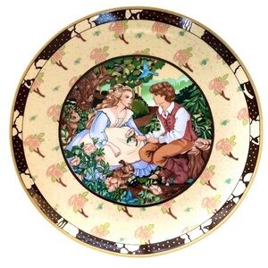 HEINRICH Roses are Red Once Upon a Rhyme Collection Renee Faure 8" Plate